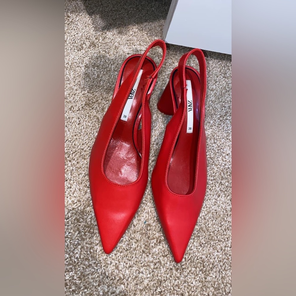 Never worn zara size 38 heels